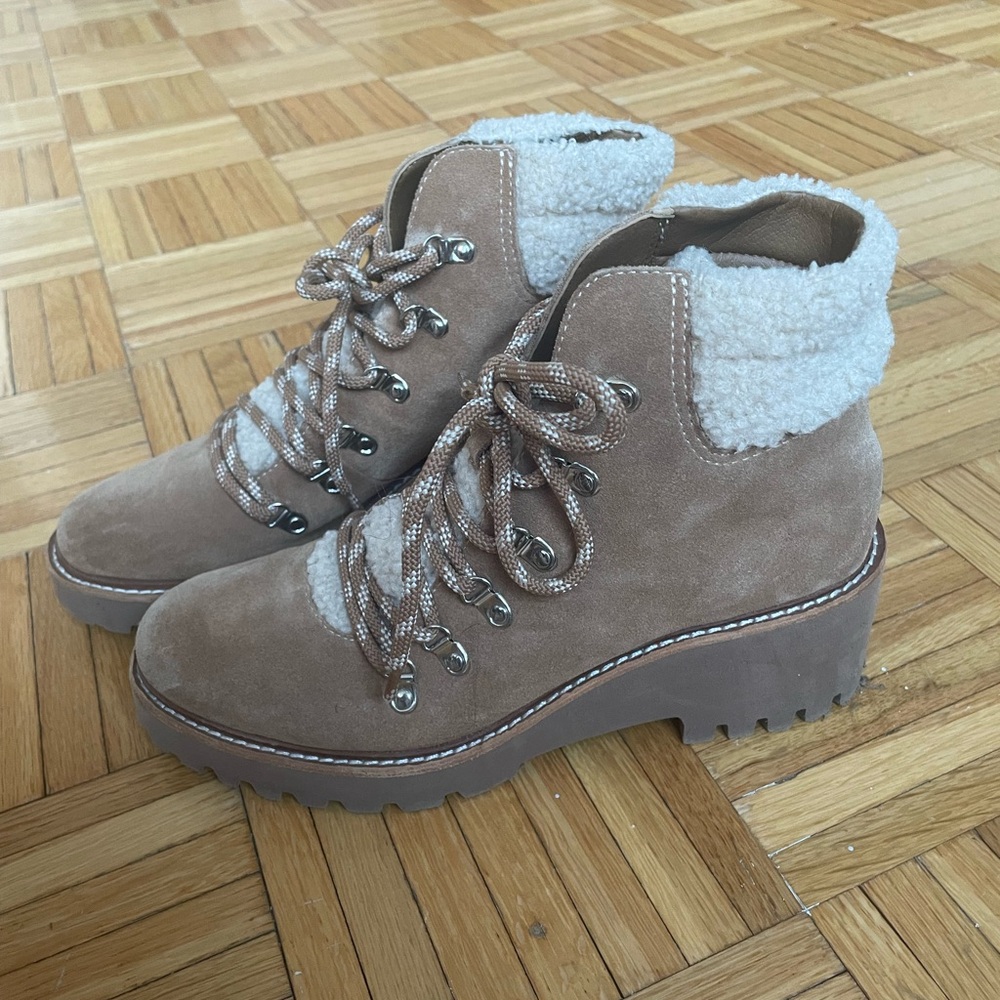 Dolce Vita Tan Suede Boots